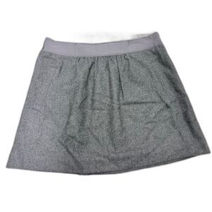 J Crew Skirt 10 Gray Circle Wool Blend Short Coquette Whimsigoth Preppy